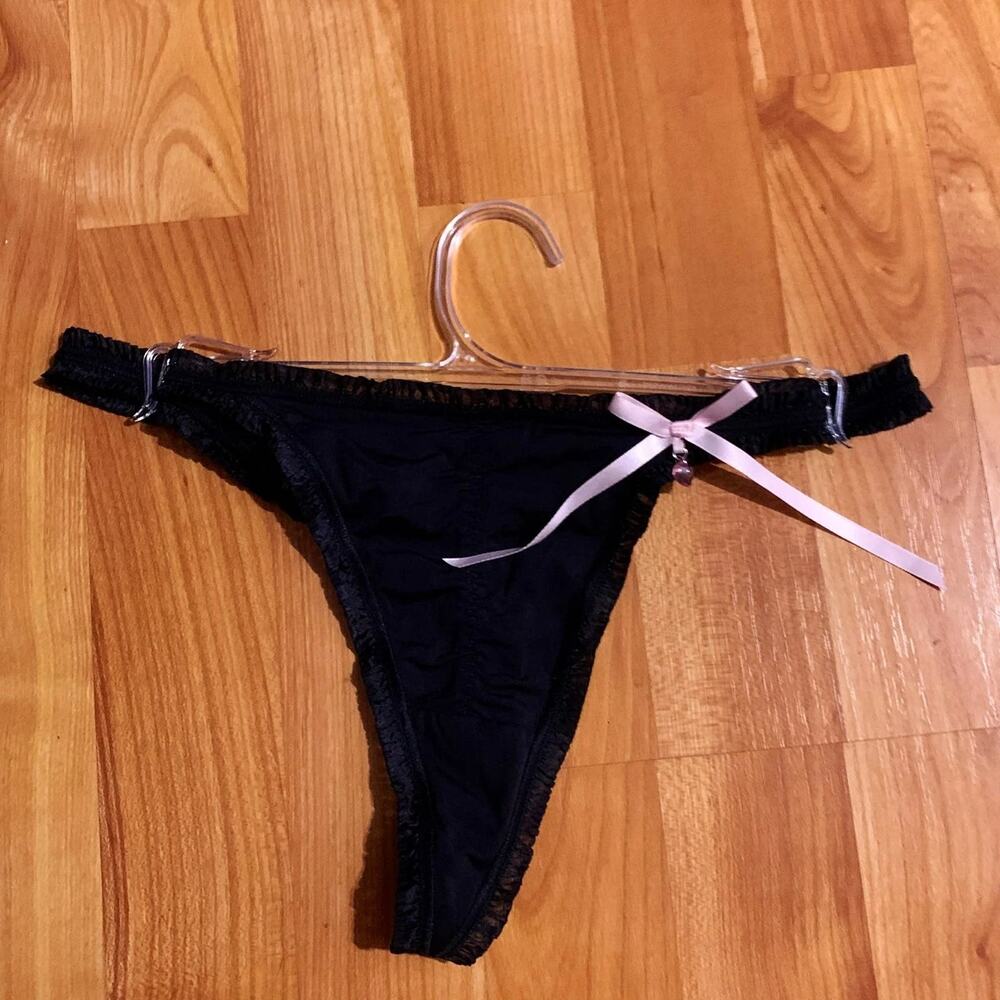 Victoria secret black thong
